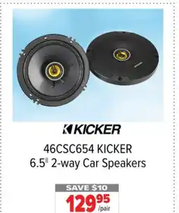2001 Audio Video 46CSC654 KICKER 6.5 2-way Car Speakers offer