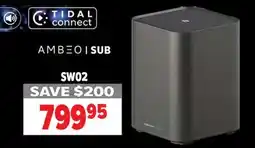 2001 Audio Video SW02 7.1.4-Ch Powered Dolby Atmos Sound Bar & 8 Powered Subwoofer offer