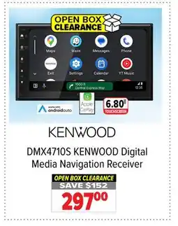 2001 Audio Video DMX4710S KENWOOD 6.80 Digital Media Navigation Receiver offer