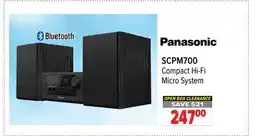 2001 Audio Video SCPM700 Panasonic Compact Hi-Fi Micro System offer