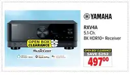 2001 Audio Video RXV4A YAMAHA 5.1-Ch. 8K HDR10 + Receiver offer