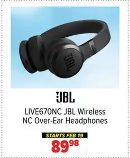 2001 Audio Video LIVE670NC JBL Wireless NC Over-Ear Headphones offer