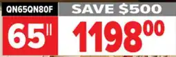 2001 Audio Video QN65QN80F 65 SAMSUNG Neo QLED 4K offer