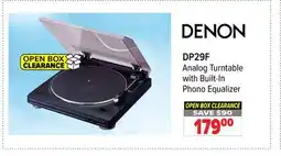 2001 Audio Video DP29F DENON Analog Turntable with Built-In Phono Equalizer offer
