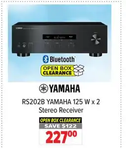 2001 Audio Video RS202B YAMAHA 125 W x 2 Stereo Receiver offer