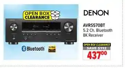 2001 Audio Video AVRS570BT DENON 5.2 Ch. Bluetooth 8K Receiver offer