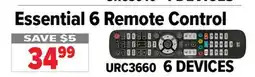 2001 Audio Video URC3660 Essential 6 Remote Control offer