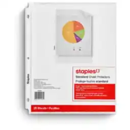 Staples Staples Standard Clear Sheet Protectors offer