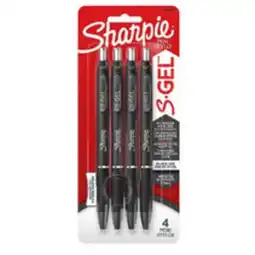 Staples Sharpie S-Gel Pen, 0.7mm, Black offer