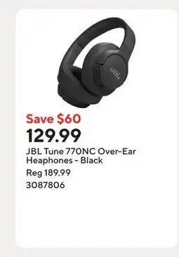 Staples JBL Tune 770NC Over-Ear Heaphones - Black offer