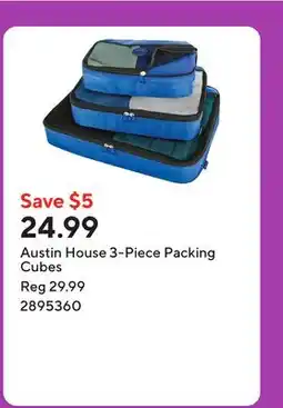 Staples Austin House 3-Piece Packing Cubes offer