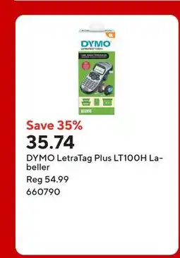 Staples DYMO LetraTag Plus LT100H Labeller offer