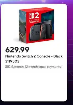 Staples Nintendo Switch 2 Console - Black offer