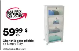 Michaels Chariot à bacs pliable de Simply Tidy offer