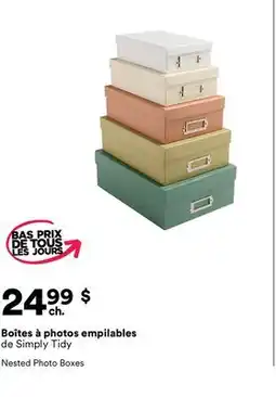 Michaels Boîtes à photos empilables de Simply Tidy offer