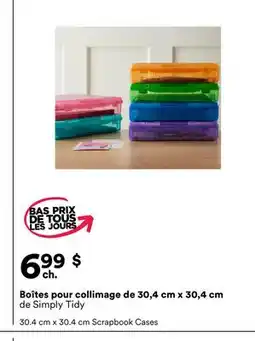 Michaels Boîtes pour collimage de 30,4 cm x 30,4 cm de Simply Tidy offer