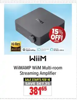2001 Audio Video WiiMAMP WiiM Multi-room Streaming Amplifier offer