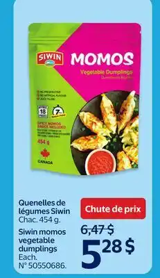 Walmart Siwin momos vegetable dumplings offer