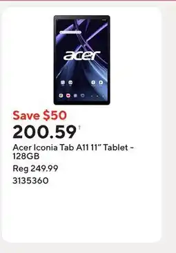 Staples Acer Iconia Tab A11 11 Tablet - 128GB offer