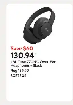 Staples JBL Tune 770NC Over-Ear Heaphones - Black offer