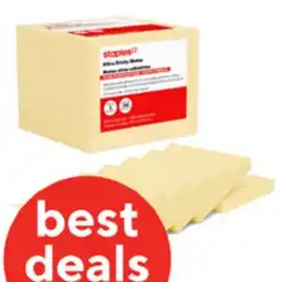 Staples Staples Ultra Sticky Notes - 3 x 3 - Sunshine Collection offer