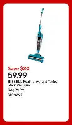 Staples BISSELL Featherweight Turbo Stick Vacuum offer