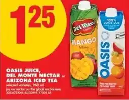 No Frills Oasis juice offer