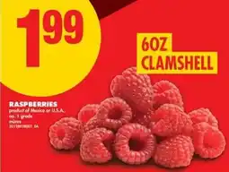 No Frills Raspberries offer