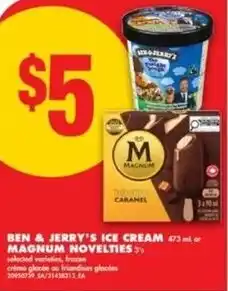 No Frills Ben & jerry's ice cream offer