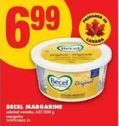 No Frills Becel margarine offer