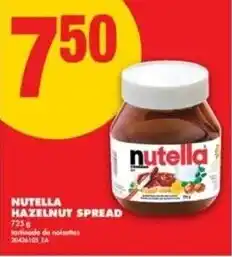 No Frills Nutella hazelnut spread offer