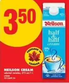 No Frills Neilson cream offer