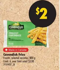 No Frills Cavendish Fries offer
