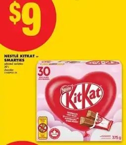 No Frills NestlΓ© kitkat or smarties offer