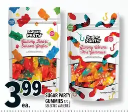 Metro Sugar party gummies offer