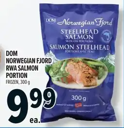 Metro Dom norwegian fjord rwa salmon portion offer