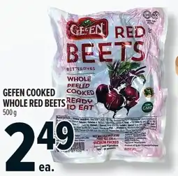 Metro Gefen cooked whole red beets offer