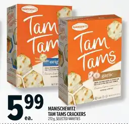 Metro Manischewitz tam tams crackers offer