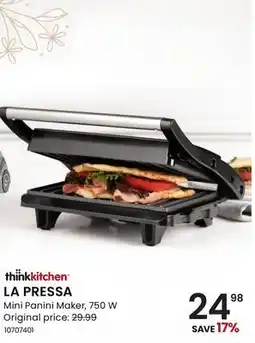Stokes LA PRESSA Mini Panini Maker offer