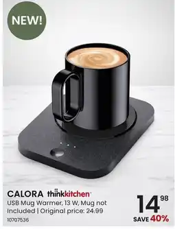 Stokes thinkkitchen CALORA USB Mug Warmer offer