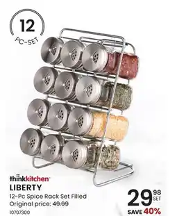 Stokes Liberty Steel Top 12-Pc Spice Rack Set offer