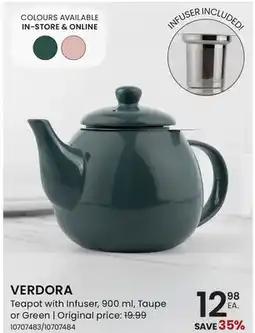 Stokes VERDORA Teapot with Infuser offer