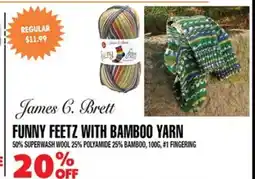 Len's Mill Stores James С. Brett FUNNY FEETZ WITH BAMBOO YARN offer