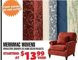 Len's Mill Stores MERRIMAC WOVENS offer