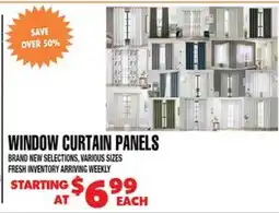 Len's Mill Stores WINDOW CURTAIN PANELS offer