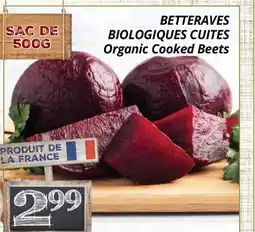 Supermarché PA BETTERAVES BIOLOGIQUES CUITES | Organic Cooked Beets offer