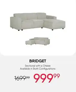 Meubles RD Bridget - Sectional with Chaise offer