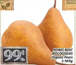 Supermarché PA POIRES BOSC BIOLOGIQUES | Organic Pears offer
