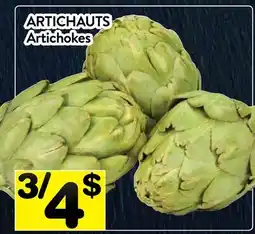 Supermarché PA ARTICHAUTS | Artichokes offer