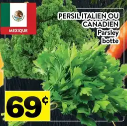 Supermarché PA PERSIL ITALIEN OU CANADIEN | Parsley botte offer